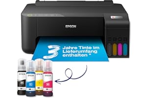 Epson EcoTank ET-1810 nachfüllbares Farbig Tintenstrahldrucker (DIN A4, WiFi, USB 2.0) großer Tintentank, 12 GB, hohe Reichwe