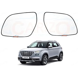 CARIZO® Rear View Mirror Glass (Left & Right Side) Comp...