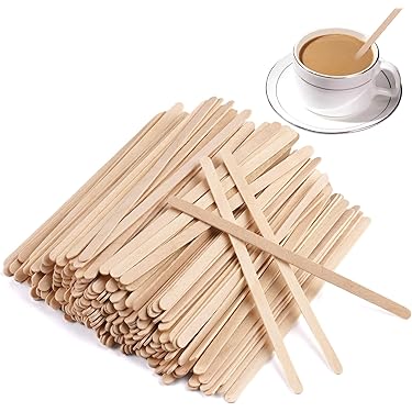 Lot De 1000 Agitateurs à Café En Bois 19,1 Cm - Bâtonnets Mélangeurs En Bois