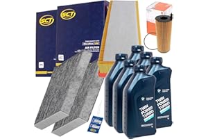 BANDELONE Inspektionspaket + Motoröl 5W30 passend für 5er F10 F11 520 518 d D