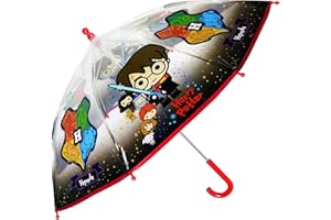 TOTAL OFFICE TRD SRL Harry Potter Hogwarts POE Children's Character Folding Umbrella School