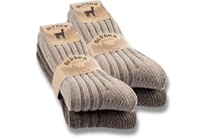 4 Paar Alpaka Socken Herren Damen Wollsocken warme Wintersocken