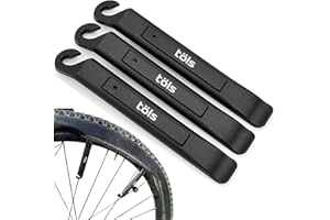 TÖLS BIKE COMPONENTS Tols TYRE LEVERS Set 3 Desmontables Bicicleta – Desmontadores Bicicleta compactos y Resistentes – Palanca de neumáticos de Bicicleta Ligera con Gancho para radios – Herramientas Bicicleta