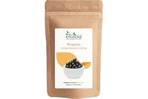 ELTABIA Propolis Kapseln 200 Stück | Hochdosiert 450mg Tagesdosis | Natürliches Bienenharz