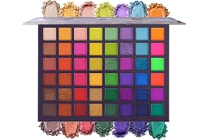 BEAUTY GLAZED UCANBE EXOTIC FLAVORS paleta cieni do powiek, profesjonalna paleta cieni do powiek, 48 odcieni, matowe, błyszczące, wysoko pigmentowane cienie do powiek, kosmetyki