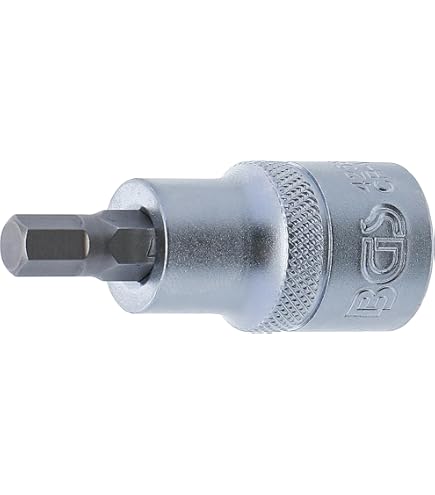 Inserto Per Chiave A Bussola Hazet 1000Az-1.7/16 - Attacco Quadro 20 Mm (3/4"), Doppio Esagono, Made In Germany