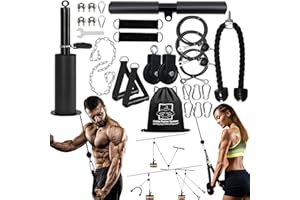 Favuit Système de poulie de câble - Système de traction - Appareil de fitness pour avant-bras - Entraînement des avant-bras - Poulie DIY - Système de câble - Machine à poignet, triceps, biceps, curls