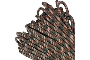 Paracord Planet Véritable paracorde de Type III de 550 LB – Cordon en Nylon de Couleurs Unies, Multicolores et réfléchissantes