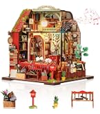 Maison Miniature à Construire en Bois avec Lumière LED - Kit DIY