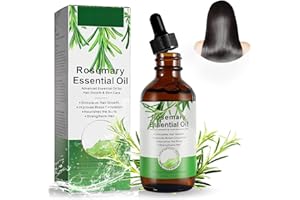 HOGDSEIRRS Olio Essenziale di Rosmarino Puro, per Crescita e Riduzione Della Caduta dei Capelli, Trattare la Pelle e Migliorare il Sonno