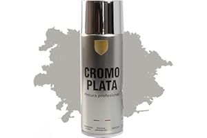 H HANSEL HOME Pintura Spray Cromo Plata 400 Ml