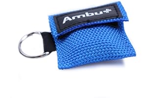 Ambu LifeKey Notfallbeatmungstuch blau - Nylon-Softcase-Schluesselanh.