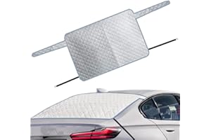Shuangliao Rear Window Cover, Car Rear Window Snow Cover, Frost Cover for the Rear Window, for Windscreen Against Snow, Ice, Frost, Dust, UV Radiation and Sun
