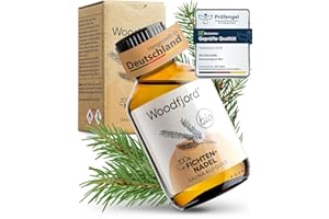 ‎WOODFJORD WOODFJORD Saunaaufguss Fichte Fichtennadel BIO 100 ml I Premium Sauna Aufgussmittel für authentische und nachhaltige Saunaerlebnisse I Saunaöl und Saunaduft I Belebend und vitalisierend
