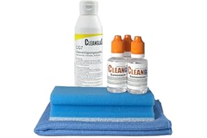 ‎CLEANGLAS CleanglaS Nano-Versiegelung Dusche | Made in Germany | Glasversiegelung mit Lotuseffekt für Bad, Fenster & Wintergarten | 90 ml Versiegelung imprägniert bis zu 72 m² | Instant Effekt Technologie