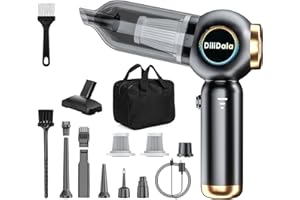 ‎DILIDALA DiliDala Handheld Vacuum Cleaner Battery, Car Vacuum Cleaner Strong, 22000PA Handheld Vacuum Cleaner Wireless, 3-Speed 220000 rpm Electric Dust Blower Compressed Air for Car, Kitchen, PC, Sofa,