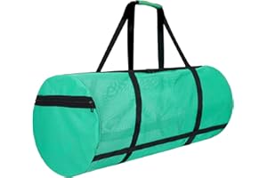 LIVACASA Bolsa de Buceo Equipo de Deporte Piscina Grande Bolsa de Malla de Equipo para Buceo Adulto Unisex Secado Rápido