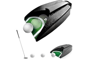 Felenny Golf Automatic Putting Cup Golf Ball Automatic Putting Returning Machine Golf Swing Returning Trainner for Indoor Outdoor Yard Office Garden Green Mats Durable
