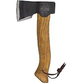 PRANDI Segurin Tipi Kısa Balta Hikori Ceviz Ağacı Saplı 28cm 400gr
