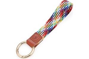 SENLLY Lanière de Poignet, Extensible Courte Porte-Clés Courroie, Conception Anti-Chute Élastique Originale