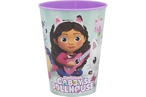 Stor Vaso Infantil de plástico Reutilizable de 260 ml de Gabby's Dollhouse