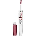 Maybelline Super Stay 24, 2-Step Liquid Lipstick Makeup, Long Lasting Highly Pigmented Color with Moisturizing Balm, Firmly Mauve, Mauve, 1 Count