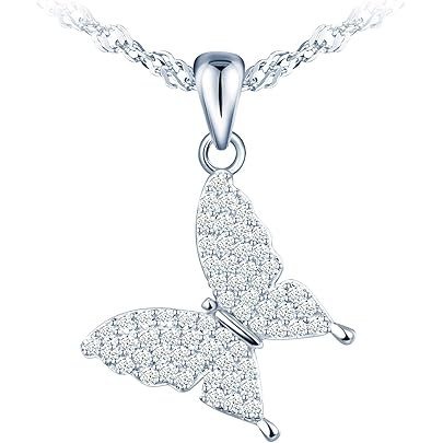 Ciondolo Medaglione A Forma Di Farfalla Ovale Vintage In Argento - Foto 2