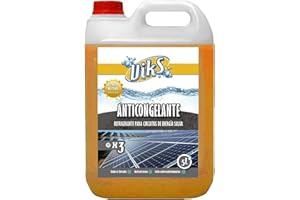 Viks | Anticongelante de Placas Solares Profesional | Fluido Solar | Refrigerante para Paneles Solares | Proteccion del Circuito -28 °C | Propilenglicol | Uso Directo | 5L