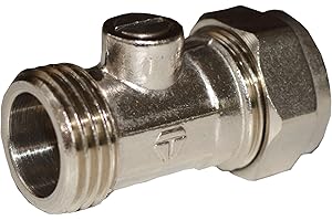 MSL 15mm Flat Faced Isolation Service Valve - Pack of 2