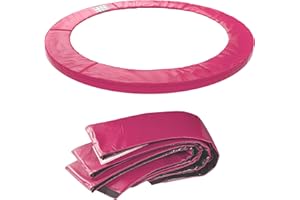 ‎KINETIC SPORTS Kinetic Sports Trampolin Randabdeckung Ø 183/244/275/305/335/366/427/490 cm - Reißfest & UV-resistent, 15 mm EPE-Schaumstoff, Ersatz Federabdeckung Randschutz Rahmenpolster für Gartentrampoline