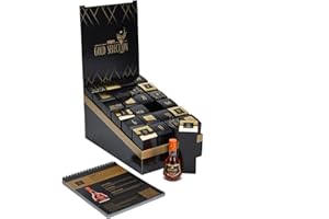 ORTCI Premium Spirituosen Tasting Box | Whisky, Gin, Rum, Likör | 24 Miniaturflaschen inklusive Booklet mit Verkostungsnotizen und Cocktailrezepten