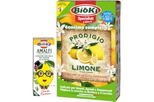 BIOKI Concime energizzante per Limone +Prodigio Limone concime completo slow release a rapido assorbimento con acidi umici
