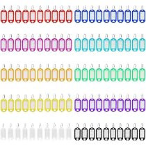 Étiquettes D’identification Pour Bagages – Lot De 10 – En Plastique Réutilisable – Couverture Transparente étanche – Avec Porte-clés – Couleur Verte