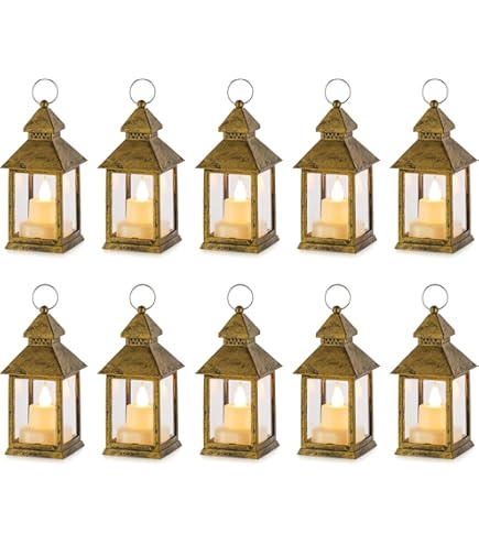 Retro Candle Lantern Battery Operated Portable LED Lantern For Ambient Lighting Decorative Lantern For Tabletop Centerpieces Or Events - View #11