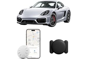 GPS Tracker for Vehicles, 1PCS Tracker Device for Vehicles Work with Find My (iOS Only), Tracking Devices for Cars Hidden with Magnetic Case, No Monthly Fee GPS Trackers, Waterproof