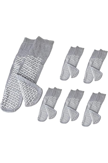 Hospital Socks With Grips Pairs Extra Large Non-Slip Slipper