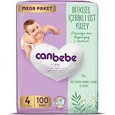Canbebe Bebek Bezi 4 Beden (7-14 kg) 100 Adet