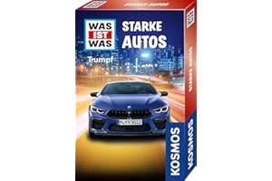 KOSMOS 741884 was IST was Trumpf Starke Autos, Auto Quartett für Kinder ab 8 Jahre, Trump Kartenspiel, Quizspiel perfekt als kleines Geschenk oder Mitgebsel