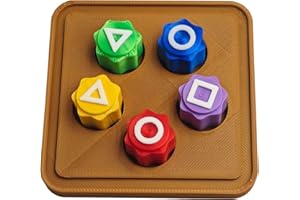 Aicerous Gonggi Korean Game, gioco tradizionale coreano Gonggi, Gonggi Jack Pietre Ciottoli Set Gonggi Jack Stone Catching Game Set (5 Stones+1 Base)