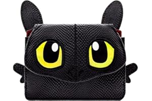 How to Train Your Dragon Krokmou Portafoglio Nero, Nero, Taglia unica, nero, Taille unique, Taglia unica