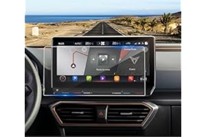 Coleya Pellicola Protettiva per Navigazione Compatibile con Cupra Formentor 2021-2024/Cupra Leon 2023 2024, 9H Pellicola Protettiva in Vetro Temperato, GPS Proteggi Schermo (12 Pollici)