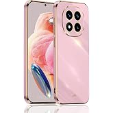 CONSTRAIN - Redmi Note 14 Pro ile uyumlu Xiaomi 4G Kılıf Kamera Korumalı Parlak Gold Altın Kenarlı Yumuşak Silikon Kapak - Mo