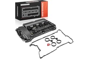APM-AUTOTEILE Frankberg Engine Cylinder Valve Cover with Gasket Compatible with M.i.n.i R55 R56 R57 Cooper S 1.6L 2006-2010 M.i.n.i R55 R56 R57 R58 R59 John Cooper Works 1.6L 2007-2015 Replace# 11127646555