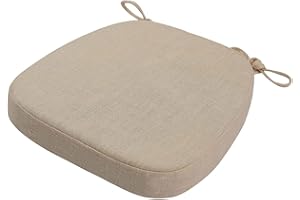 uyeoco Cuscino Per Sedia Da Pranzo, Cuscino Per Sedia Cuscini Per Sedia,Cuscini Per Sedia Da Pranzo Trapezio,Con Lacci Cuscino Confortevole Resistente, Facile Da Pulire(#8,43X42X33X5cm)