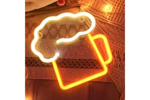 Dhqkqg Enseigne Lumineuse Bar, Néon LED Déco Bar, panneau LED Néon Décoration pour décoration murale, Enseigne Lumineuse Neon Deco Accessoires de Bar, Décoration de Fête de Bar