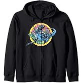 Jurassic Park Raptor Bright Logo Kapuzenjacke