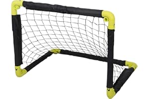 URBN-TOYS Folding Portable Kids Childrens Soccer Football Goals Post Net, Indoor Outdoor Garden Training Toy, Available in 2 Sizes