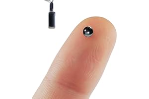 PingaOculto Oreillette Espion Bluetooth Ecouteur Mini Invisible pour Examen Nano Caché pour Telephone avec Microphone - Casque sans Fil Discrete Ecoute à Distance (Oreillette Espion Nano V8)