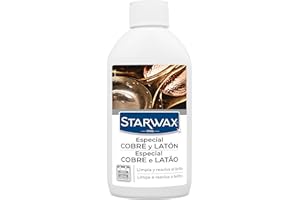 STARWAX - Limpiador Especial Cobre, Bronce y Latón - Limpia, elimina las manchas y abrillanta - Efecto larga duración - Retrasa la oxidación - Sin amoníaco - Perfume agradable 250ml