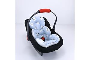 Umay Baby Baby Car Seat Cushion-Car Seat Liner -Car Seat Accessories (Blue Panda)